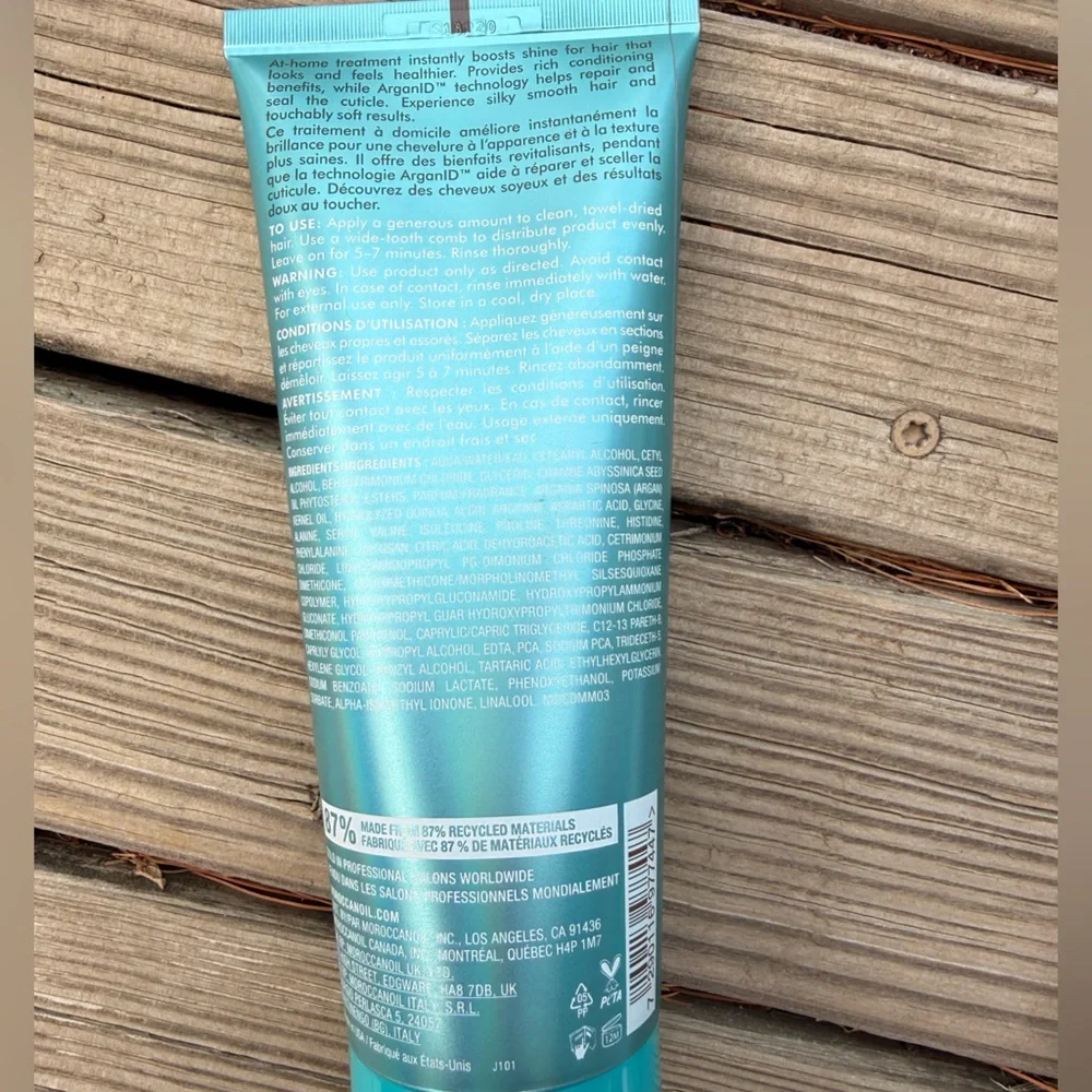 NEW Moroccanoil Hair Mask Bundle | High Shine + Clear Color Depositing Mask